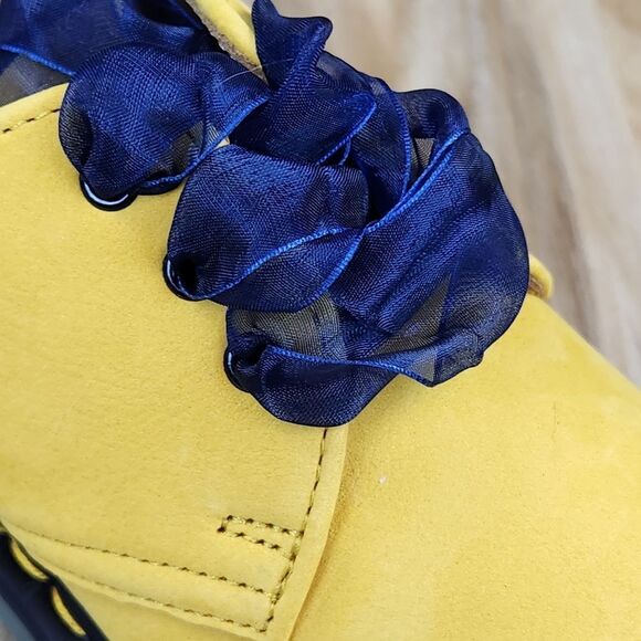 🩵NIB Dr. Martens Yellow Iced II Buttersoft Leather Unisex Oxfords Size 8 - Picture 7 of 16